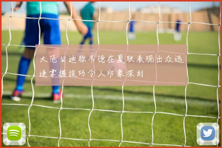 大范甘迪称韦德在夏联表现出众迅速掌握技巧令人印象深刻